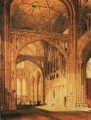 ソールズベリー大聖堂の内部 ロマンチックなターナー